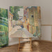 Reproduktion av målningen La rue Dr. Seipel à Mödling - Carl Moll