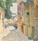 La rue Seipel à Mödling - Carl Moll — vy av konstverket