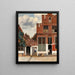 Reproduktion av målningen La ruelle de Johannes Vermeer