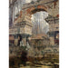 Reproduktion av målningen La ruine romaine à Schönbrunn - Carl Moll