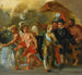 La scène de l'archiduchesse Isabelle - Eugène Delacroix — vy av konstverket