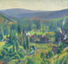La vallée du vert Labastide-du-Vert - Henri Martin — vy av konstverket