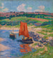 La voile rouge - Henry Moret — vy av konstverket
