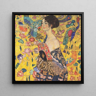 Kvinnan med solfjädern - Gustav Klimt