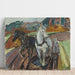 Reproduktion av målningen Labourage d'automne - Edvard Munch