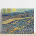 Reproduktion av målningen av arbetsbönder i ett fält - Vincent van Gogh