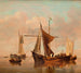 Lac tranquille - Willem van de Velde le Jeune — vy av konstverket