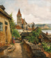 Weissenkirchen i Wachau - Ladislaus Eugen Petrovits — vy av konstverket