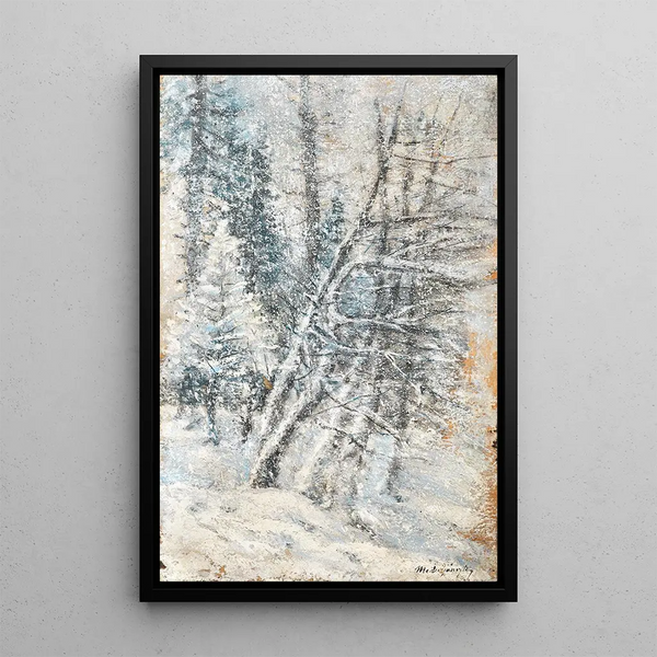 Ladislav Mednynszky - A Wintry Forest.webp