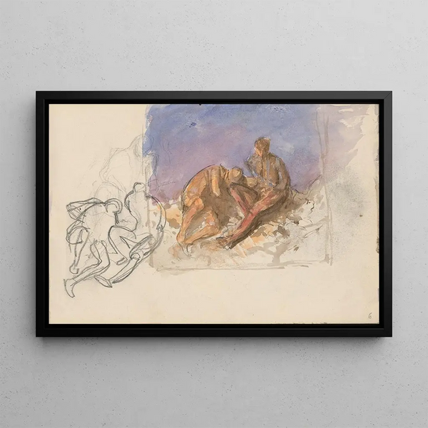 Ladislav Mednynszky - Character studies.webp
