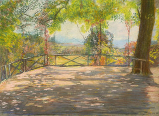 Motiv i parken - Ladislav Mednyánszky — vy av konstverket
