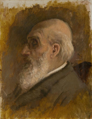 Ladislav Mednynszky - Painters Father Profile with Pincenez.webp