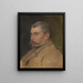 Portrait du beau-frère Štefan Čabel - Ladislav Mednyánszky — inramlat konstverk på väggen