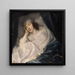 Lady Digby sur son lit de mort - Anthony van Dyck — inramlat konstverk på väggen