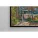 Reproduktion av målningen Lagny, Nono vid trädgårdens grind - Henri Lebasque