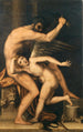 La punition d'Amour - Lambert Lombard — vy av konstverket