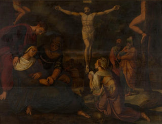 Calvaire - Lambert van Noort — vy av konstverket