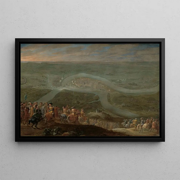 Lambert de Hondt II - King Louis XIV and his Entourage at the Siege of Schenkenschans 1672.webp