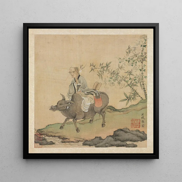 Chen Hongshou - Laozi Riding an Ox.webp