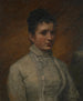 Portrait d'une dame - Lars Gustaf Sellstedt — vy av konstverket