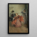 Airs et grâces - Laura Theresa Alma-Tadema — inramlat konstverk på väggen