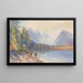 Lac Diamant Wakatipu - Laurence William Wilson — inramlat konstverk på väggen