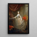 Maria Luisa de Parme 1751-1819, blivande drottning av Spanien - Laurent Pécheux — inramlat konstverk på väggen