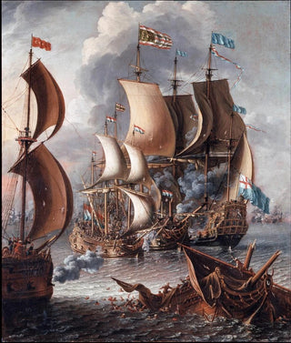Laureys a Castro - A Sea Fight with Barbary Corsairs.webp
