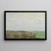 Vue du fjord de Roskilde début du printemps - Laurits Andersen Ring — inramlat konstverk på väggen