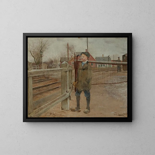 Laurits Andersen Ring - Waiting for the train Naar Toget ventes.webp
