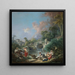 Lavandières - François Boucher — inramlat konstverk på väggen