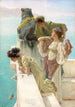 Ett hörn av vantage - Lawrence Alma-Tadema — vy av konstverket