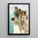 Ett hörn av vantage - Lawrence Alma-Tadema — inramlat konstverk på väggen