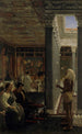 En jonglör - Lawrence Alma-Tadema — vy av konstverket
