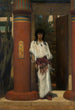 En egyptier i en entré - Lawrence Alma-Tadema — inramlat konstverk på väggen