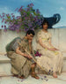Tystnad som talar - Lawrence Alma-Tadema — vy av konstverket