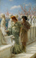 tidigare och nuvarande generationer - Lawrence Alma-Tadema — vy av konstverket