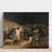 Reproduktion av målningen Le 3 mai 1808 - Francisco de Goya