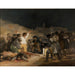 Reproduktion av målningen Le 3 mai 1808 - Francisco de Goya