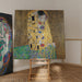 Reproduktion av målningen Le Baiser - Gustav Klimt