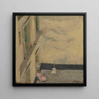 Sopborsten på gården 346 rue Saint-Honoré - Édouard Vuillard