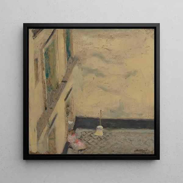 Målning Le Balai dans la cour 346 rue Saint-Honoré - Édouard Vuillard | Konsttryck