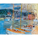 Reproduktion av målningen av Le Bassin de Deauville - Raoul Dufy