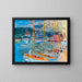 Reproduktion av målningen av Le Bassin de Deauville - Raoul Dufy