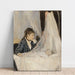 Reproduktion av målningen Le Berceau de Berthe Morisot