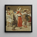 Le Carnaval à Rome, fragment - Christoffer Wilhelm Eckersberg — inramlat konstverk på väggen