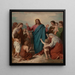 Le Christ au milieu des enfants - Charles Henri Hilaire Michel — inramlat konstverk på väggen