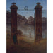 Reproduktion av målningen Le Cimetière - Caspar David Friedrich