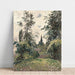 Reproduktion av målningen Le Clocher de Bazincourt - Camille Pissarro