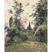 Reproduktion av målningen Le Clocher de Bazincourt - Camille Pissarro